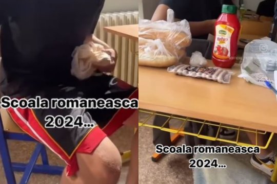 Scandalos! Elevii unui liceu din România au făcut grătar în timpul orelor de curs
