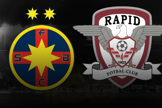 Unde poți vedea partida dintre FCSB și Rapid, de la ora 21:00. Pe ce program este difuzat meciul