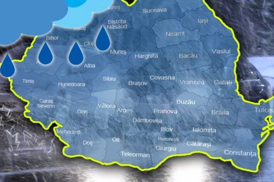 Vremea se schimbă în România. Temperaturile vor coborî sub -7 grade Celsius în următoarele zile