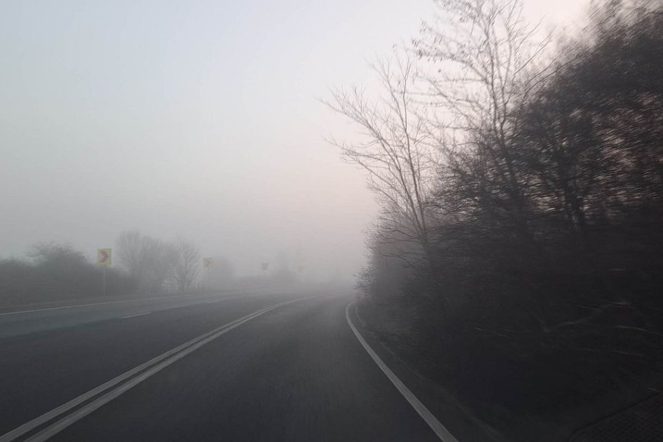 Cod galben de ceață în România