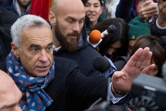 Imaginea virală cu Horația Potra și Călin Georgescu. Candiatul la președinția României spusese că nu se cunosc