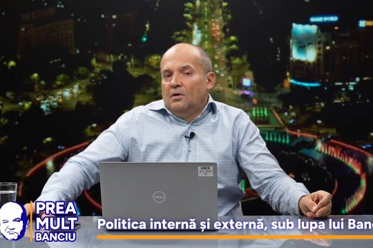 VIDEO | Prea Mult Banciu,13 decembrie, de la 20:00. Radu Banciu vorbește despre schimbările de pe scena politică internă și internațională