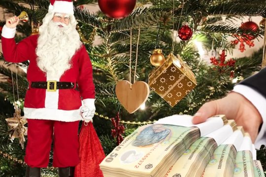Câți bani face în luna decembrie un Moș Crăciun. Meseria îi asigură o masă bogată de sărbători