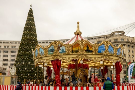 Noua fiță de la Târgul de Crăciun din Piața Constituției. Ciocolata caldă Dubai care costă dublu față de jumări