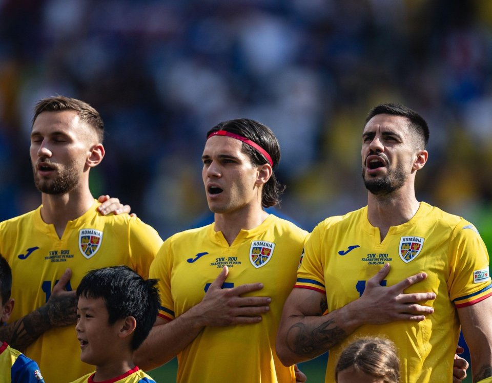 Fotografie realizată în partida România-Belgia de la EURO 2024