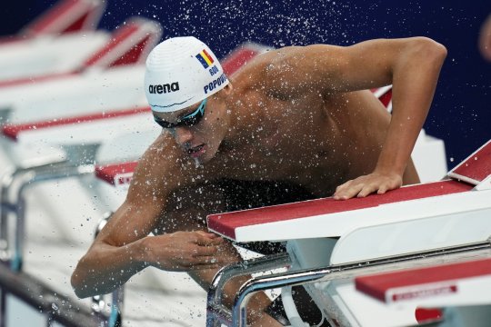 La ce oră înoată David Popovici în finala de la 100m liber, la Jocurile Olimpice? Cum puteţi vedea la TV şi online