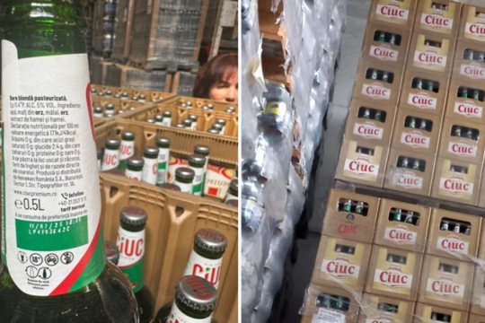 Peste 1,8 milioane de sticle de bere au fost retrase de ANPC. Ce nereguli au descoperit inspectorii