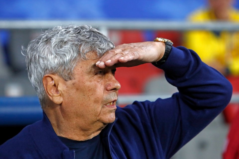 Mircea Lucescu în România-Lituania