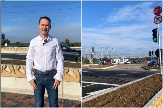 S-a dat verde la circulație pe podul care traversează Dâmbovița, în Sectorul 3. Robert Negoiță a anunțat deschiderea oficială