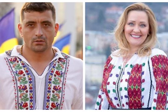 George Simion și Elena Lasconi, propagandă electorală și discurs populist, după inundațiile din România. Cu ce se laudă reprezentanții AUR și USR
