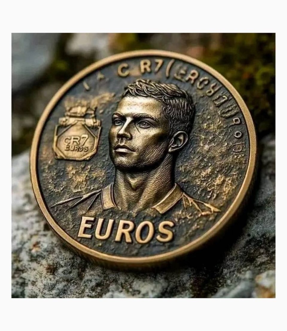 Moneda cu chipul lui CR7