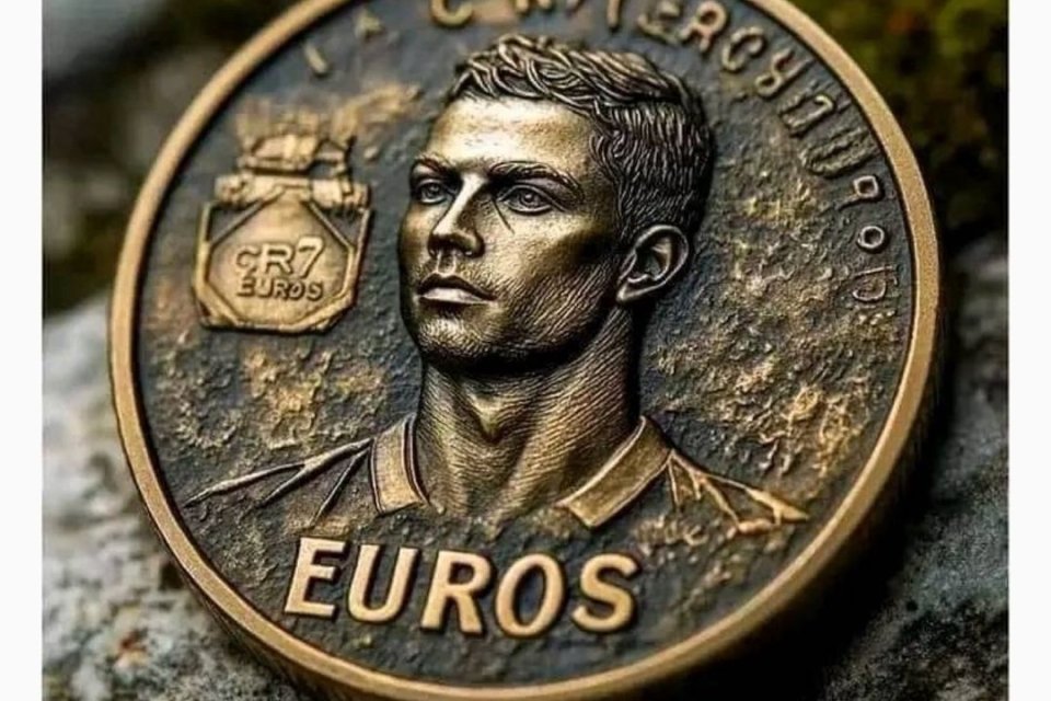 Moneda cu chipul lui CR7