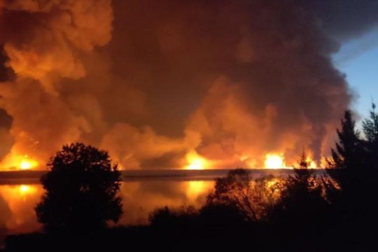 Propaganda rusească a reacționat după explozia depozitului de armament din Toropeț. Între 19.000 și 30.000 de tone de muniție au fost distruse