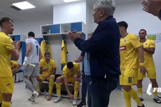 Ce le-a spus Mircea Lucescu în vestiar jucătorilor la meciul cu Kosovo? Videoclipul a devenit viral