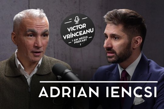 Podcast I AM MEDIA by Victor Vrînceanu, ediția a 6-a, de la ora 19:00, pe Youtube iAMnews.ro | Adrian Iencsi vorbește despre episodul cu Pancu și marile performanțe