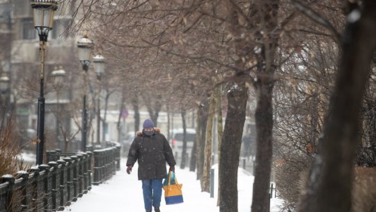 Un val de aer polar va lovi România. Sunt așteptate temperaturi de până la -19 grade în unele zone