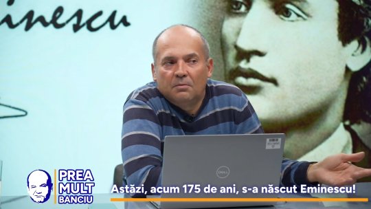 Cum vede Radu Banciu comemorarea în fiecare an a lui Mihai Eminescu. Jurnalistul a stârnit multe controverse