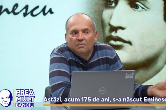 Cum vede Radu Banciu comemorarea în fiecare an a lui Mihai Eminescu. Jurnalistul a stârnit multe controverse