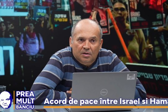 Radu Banciu comentează tratatul de pace dintre Hamas și Israel: ”Nu pare să fie pentru eternitate”