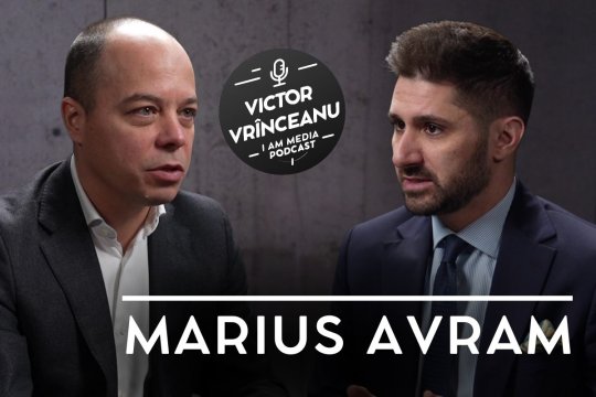 Podcast I AM MEDIA, ediția a 5-a, de la ora 19:00, pe Youtube iAMnews.ro | Marius Avram este invitatul din această săptămână al lui Victor Vrînceanu