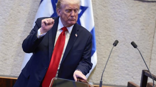 Donald Trump promite o “nouă eră a păcii” în discursul rostit în Parlamentul Israelului