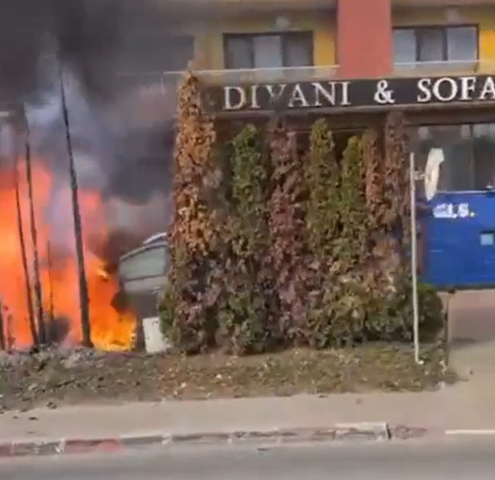 Mașinile care au luat foc