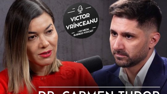 Podcast I AM MEDIA, ediția a 32-a | Episodul cu dr. Carmen Tudor, de la 19:00, pe Youtube iAMnews.ro