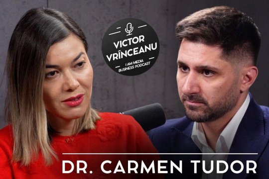 Podcast I AM MEDIA, ediția a 32-a | Episodul cu dr. Carmen Tudor, de la 19:00, pe Youtube iAMnews.ro