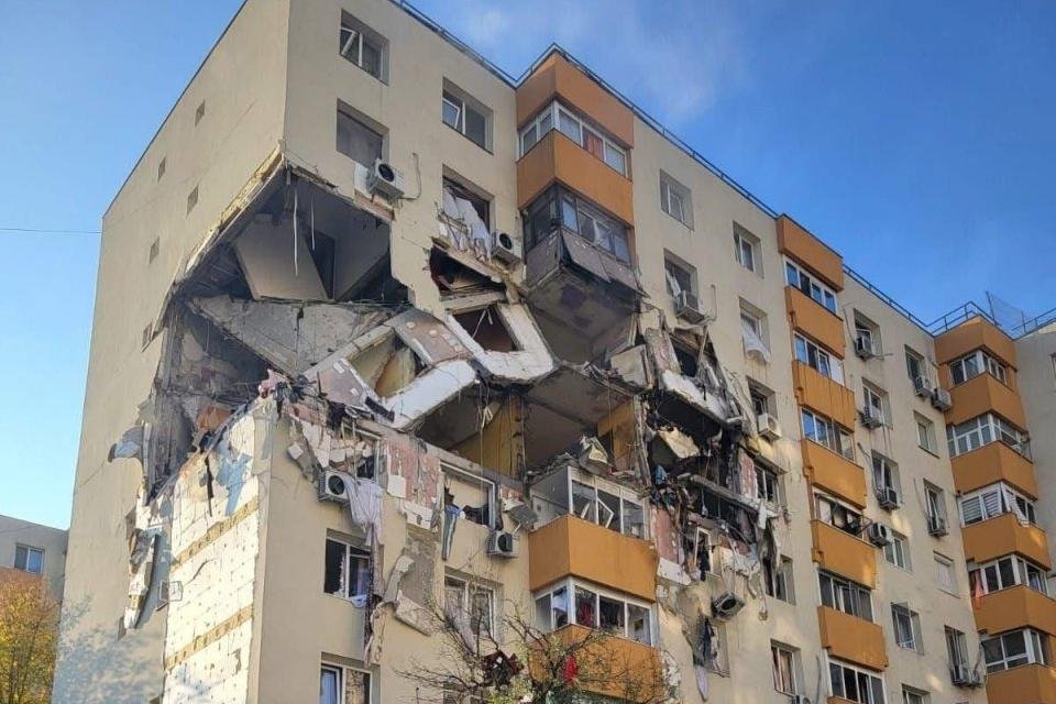 Blocul care a explodat în Rahova