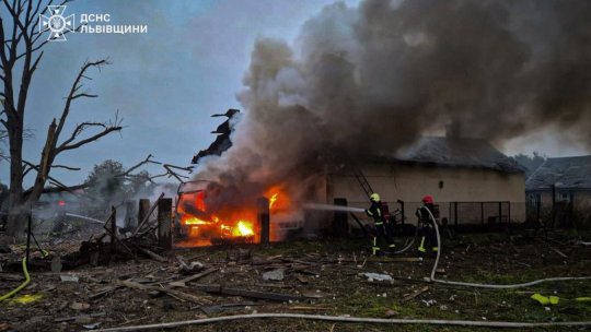 Noapte de foc în Ucraina. 50 de rachete și 500 de drone lansate de ruși. Polonia, în alertă maximă