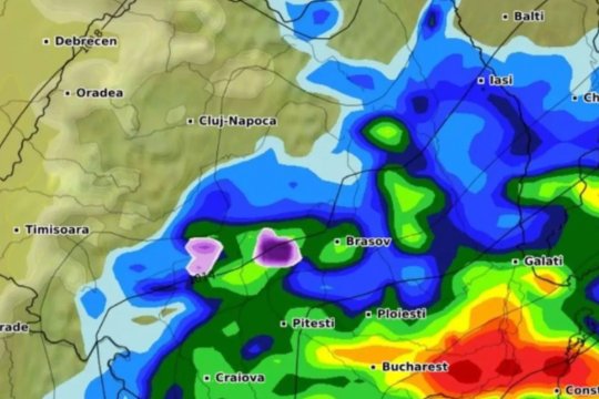 În ce direcție se deplasează ciclonul Barbara? A lovit deja România la sud est