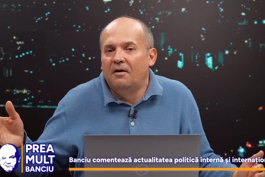 Prea Mult Banciu live pe iAMnews.ro, 10 noiembrie, de la 20:00. Radu Banciu comentează eliberarea din închisoare a lui Nicolas Sarkozy, după doar trei săptămâni