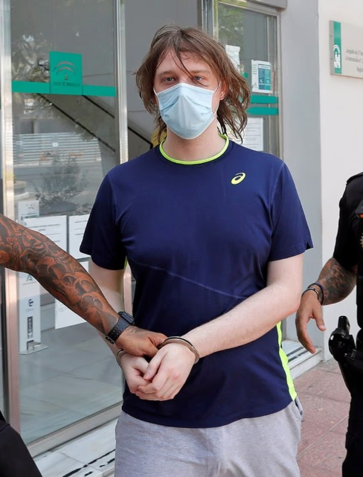 Joseph O’Connor, hackerul britanic, la momentul arestării sale din Spania