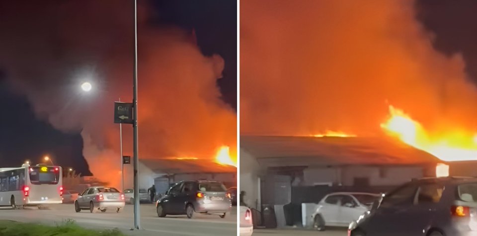 Incendiu violent în comuna Domnești