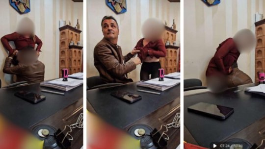 Primar acuzat de agresiune sexuală în propriul birou. Fotografiile au fost postate chiar de către acesta pe Whatsapp. Primarul: “Fotografiile sunt trucate cu AI”