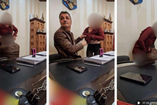 Primar acuzat de agresiune sexuală în propriul birou. Fotografiile au fost postate chiar de către acesta pe Whatsapp. Primarul: “Fotografiile sunt trucate cu AI”