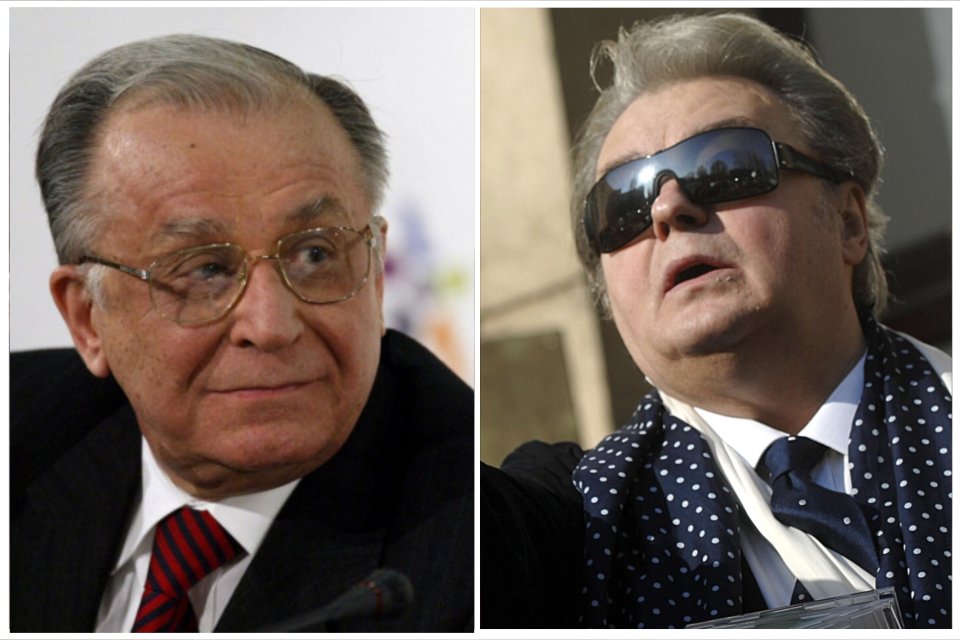 Ion Iliescu și Corneliu Vadim Tudor