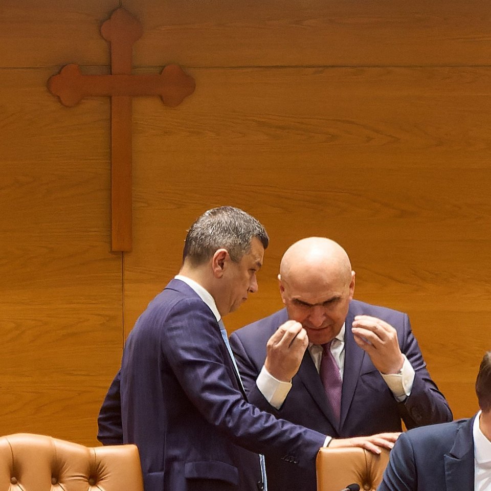 Premierul Ilie Bolojan și președintele PSD, Sorin Grindeanu