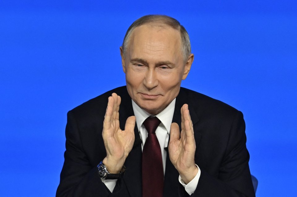 Vladimir Putin în cadrul evenimentului