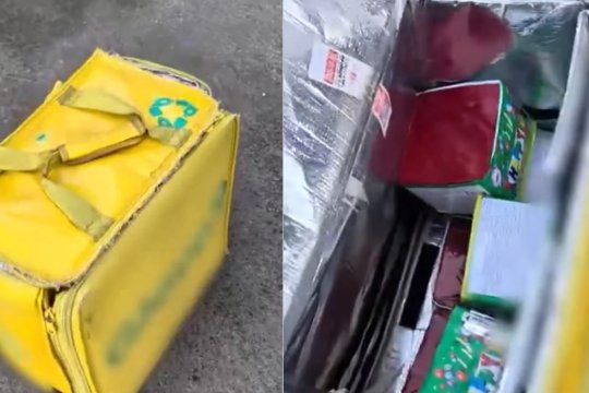 Petarde camuflate într-o geantă de livrare, descoperite în Capitală. Metodă ingenioasă, dar riscantă, dejucată de jandarmi