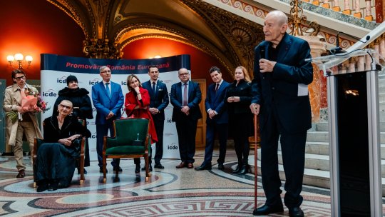 Ce a spus Victor Rebengiuc după ce a primit Premiul „România Europeană 2025”. Un discurs emoționant despre artă, identitate și responsabilitate