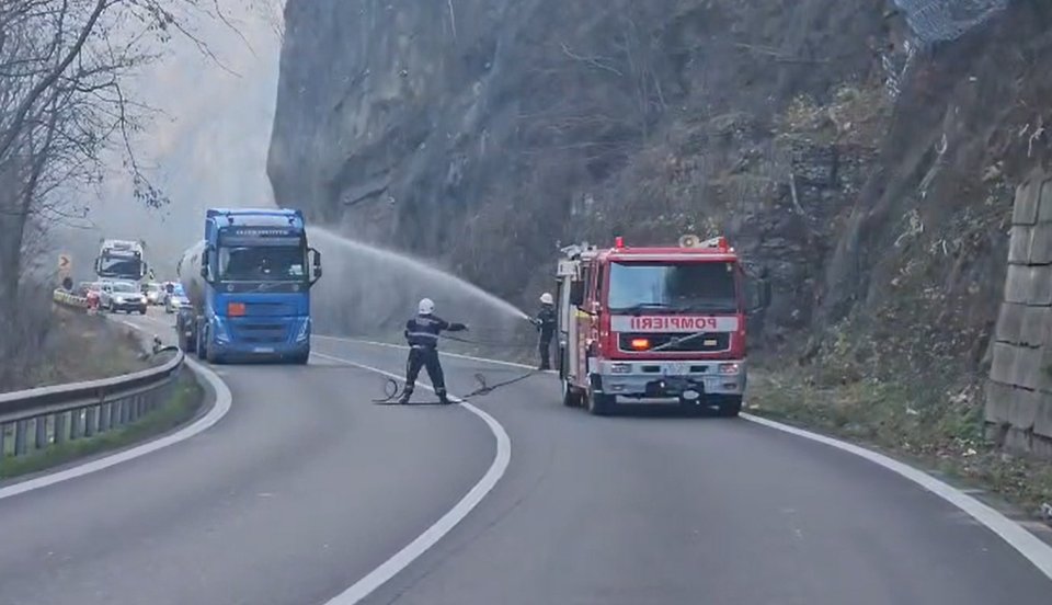 Pericol de explozie pe DN7