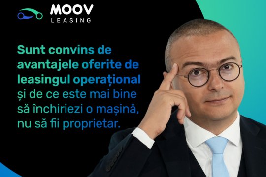 Iancu Guda este noul ambasador MOOV Leasing: ”Mă bucur că dezvoltăm acest parteneriat educațional”