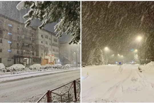 Zăpada a lovit România în plin. ANM a emis o avertizare de COD GALBEN pentru mai multe județe
