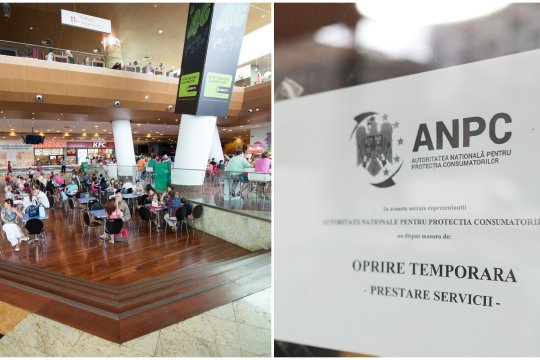 Controale de amploare ale ANPC în România. Fast-food-urile din Mall Băneasa, închise temporar