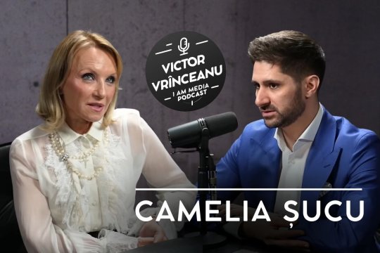 Podcast I AM MEDIA, by Victor Vrînceanu, ediția a 11-a | Episodul cu Camelia Șucu, disponibil de la ora 19:00, pe Youtube iAMnews.ro