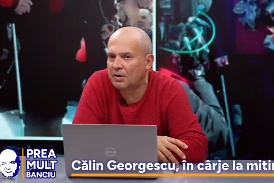 Radu Banciu ironizează apariția lui Călin Georgescu în cârje la protest: „Porc mai greu de întreținut”