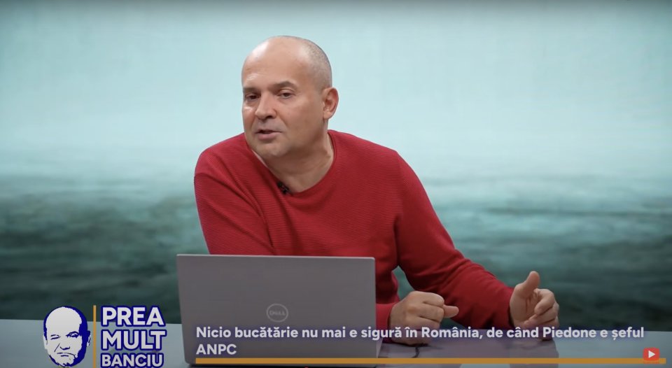 Radu Banciu este moderatorul emisiunii PREA MULT BANCIU