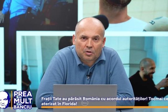 Radu Banciu despre gestul fraților Tate: ”Frații Tate nu ar mai fi ieșit niciodată dintr-o altă țară”