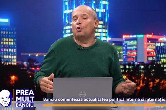 VIDEO | Prea Mult Banciu, 3 februarie 2025. Radu Banciu vorbește despre legătura dintre Marcel Ciolacu și Crin Antonescu